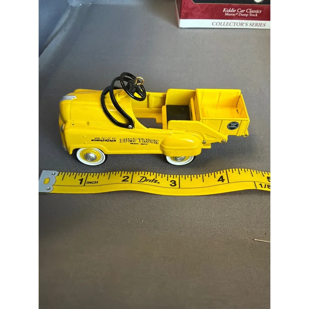 Hallmark Keepsake Kiddie Car Classics Murray Dump Truck Ornament 1997 Yellow